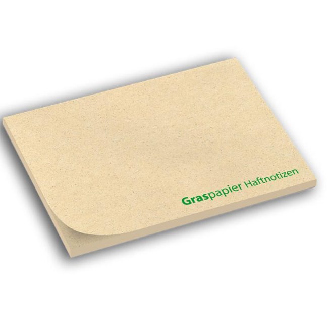 Haftnotizblock Graspapier
